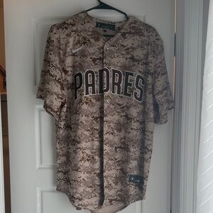 Padres Digital Camo Jersey - Beige and Brown
